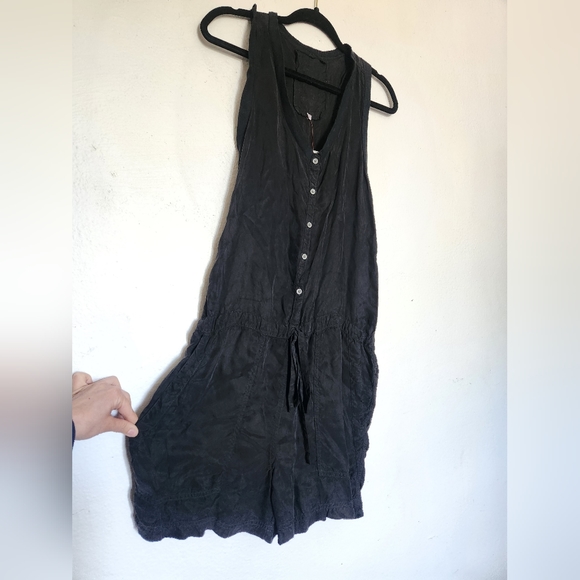 NWT Pete & Greta Johnny Was Loreta Black Sleeveless One-Piece Romper S $214 - Picture 2 of 11
